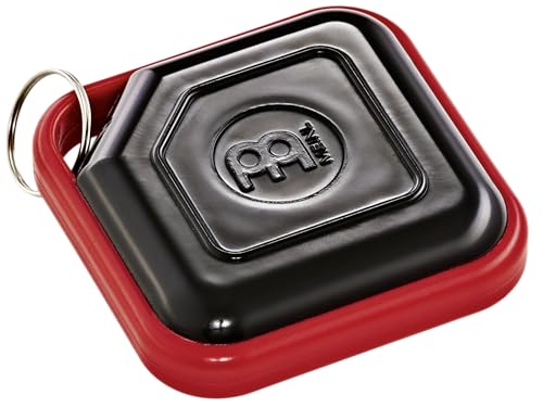 Meinl Percussion Schlüsselanhänger Shaker Gadget - Mini Musikinstrument mit Schlüsselring - ABS Kunststoff, Schwarz (KRS-BK)