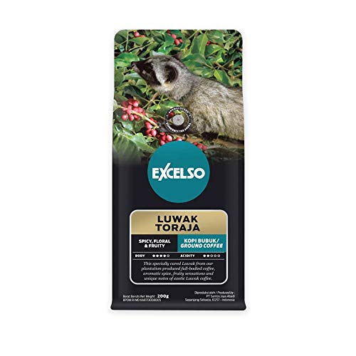 EXCELSO �G�N�Z���\�@�C���h�l�V�A�R�[�q�[�@Luwak Toraja ���A�b�N �g���W���@200g�@�ɍה҂� [���s�A���i]