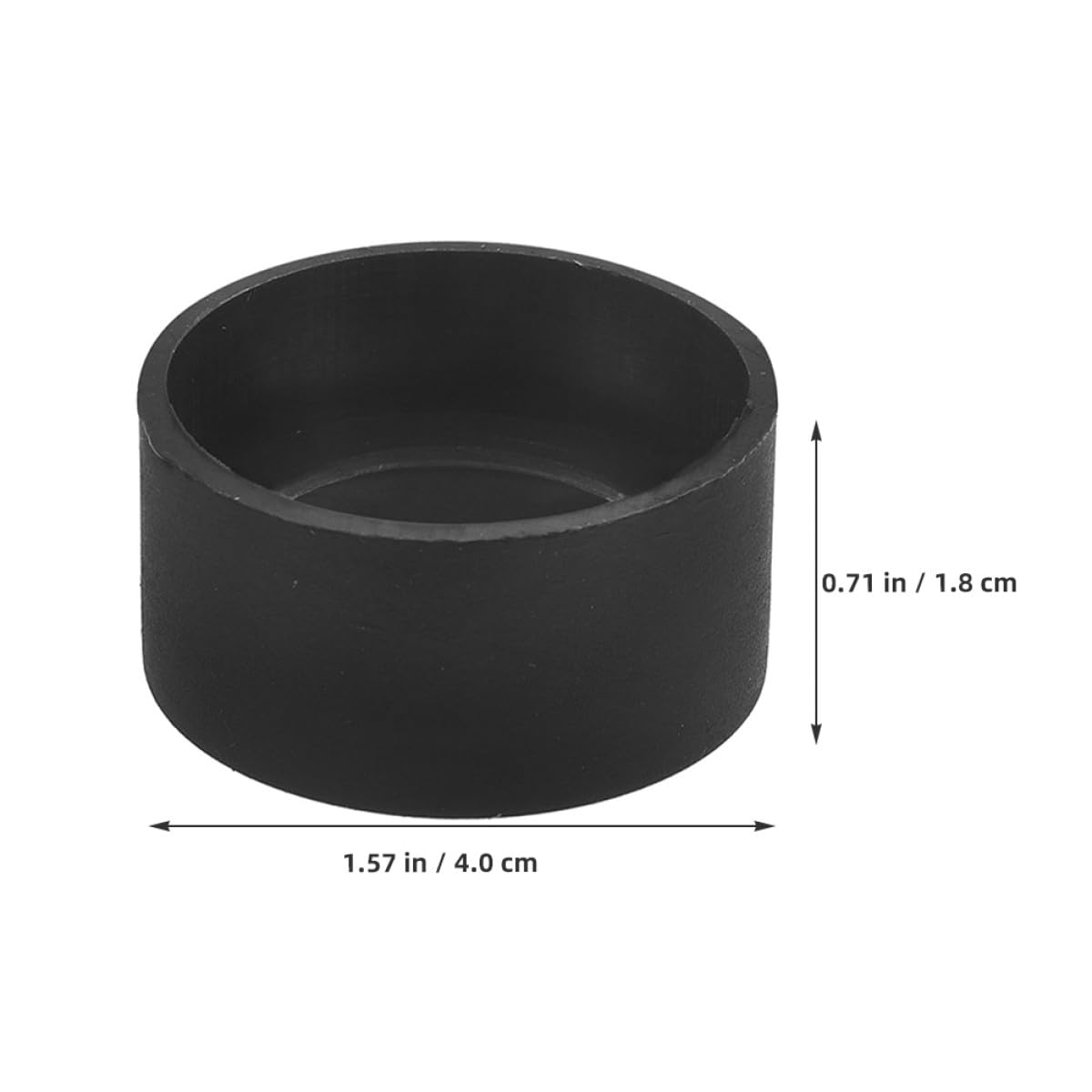 PartyKindom Coprioculare Ampia Microscopio e 2 Gomma Pezzi Nera per Compatibilità da 36-38mm Materiale Morbido per Microscopio Stereo in Laboratorio