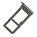 SIM Card Tray Holder Slot Replacement with Waterproof Gasket for Samsung Galaxy S8 G950 and S8 Plus G955 (Silver)