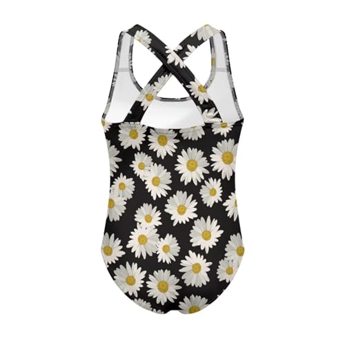 Image of JEOCODY Swimsuit for Girls One Piece Bathing Suit for Teens Crossback Hawaiian Beach Swimwear