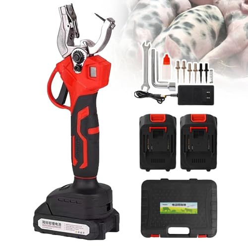 Pince marqueur d'oreille électrique rechargeable avec compteur pour bétail