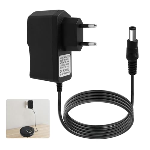 19V 1A Cargador para Conga Cecotec Robot Aspirador 750, 890, 950, 990 Excellence, 1090, 1790, Adaptador de Corriente para Aspirador con Cable 2m, Fuente Alimentación Compatible con Conga 750