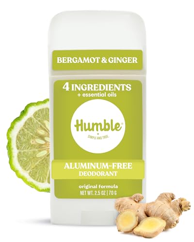 Humble Aluminum-Free Deodorant, Bergamot &amp; Ginger - 1 Pack