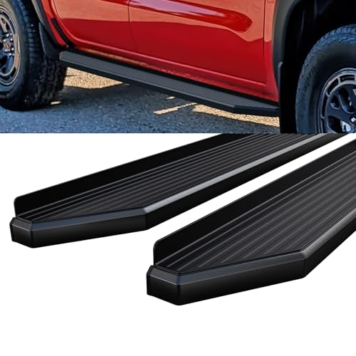 Estribos planos de acero inoxidable HD Ridez compatibles Nissan Frontier miniatura 4