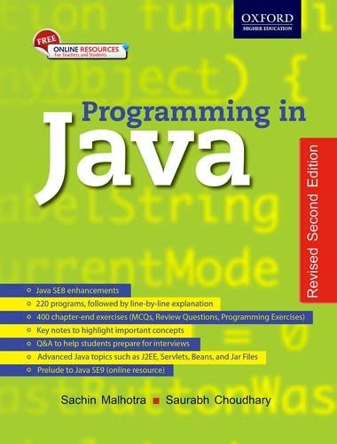 Programming In Java Revised 2Nd Edition eBook : Choudhary, Saurabh ...