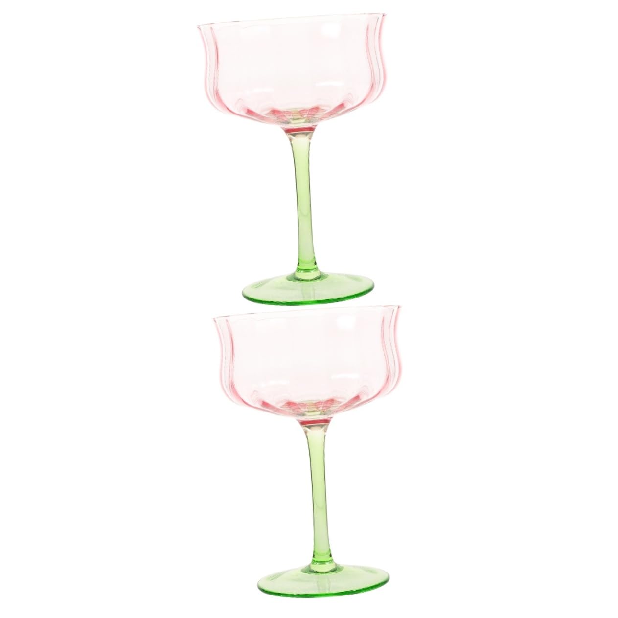 Coupe à cocktail Cabilock : sublimez enfin vos boissons avec ce verre dégradé vintage anti-fades