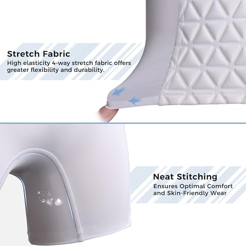 Girls Youth Softball Sliding Shorts Padded Compression Underwear for Baseball Football Lacrosse - 2 Pack3