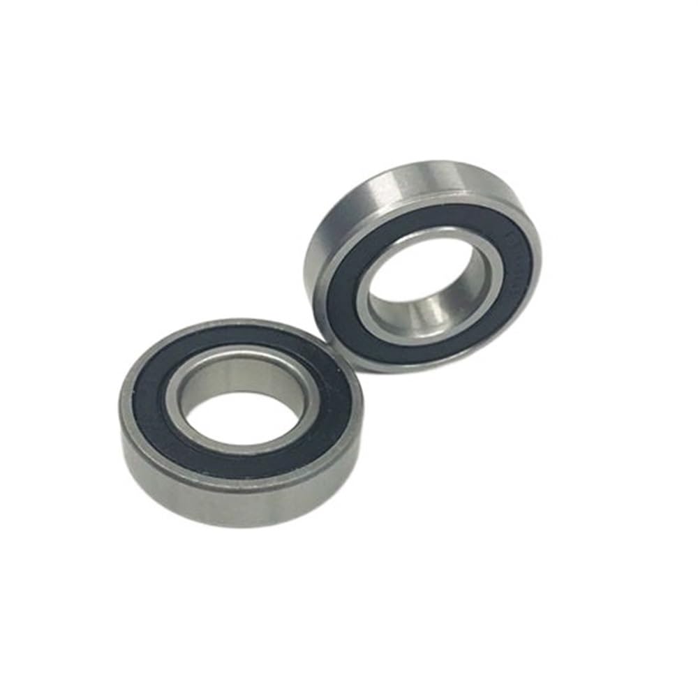 DUKUTS 2PC 696-2RS 6X15X5 Mm CB SI3N4 Bola Hybrid Ceramic Bearing Deep Groove Ball Bearing 696 2RS