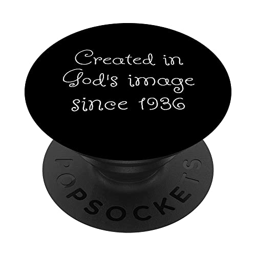 Diseño para cumpleaños de 86 años: Nacido en 1936 86 cumpleaños PopSockets PopGrip Intercambiable