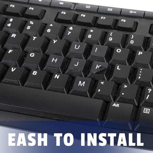 Pegatinas para teclado universal en inglés, 4 piezas miniatura 3