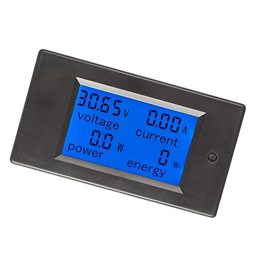Hemobllo Voltage Ammeter Meter Tester Voltage Power Meter Tester Battery Checker Automotive Electrical Usage Test Leads Battery Automobile