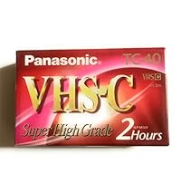 Algopix Similar Product 13 - PANASONIC TC40 VHSC Video Tape for a