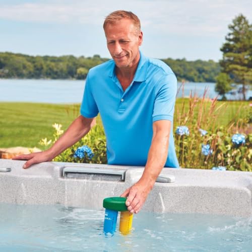 Image of FROG Serene Floating Sanitizing System for Hot Tubs, Starter Bundle