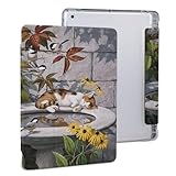 ipad 9世代 ケース 萌え 猫柄 鳥 花柄 プール おしゃれ iPad 9 ケース iPad 第9/8/7世代ケース (2021 2020 2019) 10.2インチ 人気 キャラクター かわいい 耐衝撃カバー クリア 傷防止 三つ折りスタンド 軽量 透明 オートスリープ/ウェイク機能対応