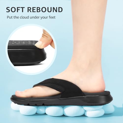 STQ Orthopedic Flip Flops for Women | Beach Flip-flop for Plantar Fasciitis with Arch Support Pain Relief3