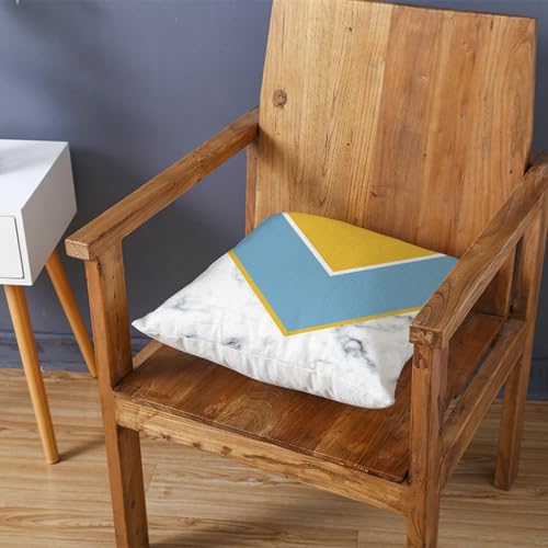 Housse de coussin satin de coton 50x50cm au design industriel chic CEVAN - 7