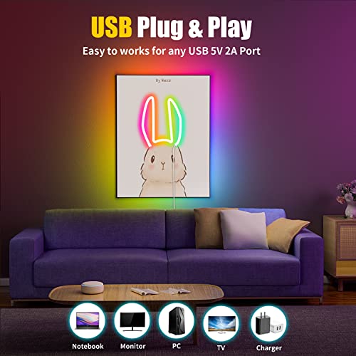 Novonest Led Neon Rope Light,4.92Ft,Smart App/Key Controlled Ambient Lighting Strip,Compatible With Alexa And Google Assistant,Diy Design For Interior Decoration,As1500(Not Support 5G Wifi) #TOP6