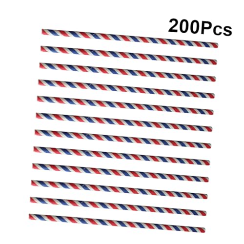 FOMIYES 200 pitillos de papel multicolor 20 cm miniatura 3