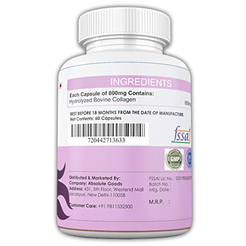 HerbalValley Collagen Supplement for Healthy Hair ,Nails , Skin For Women's Pack of 1 - Image 2