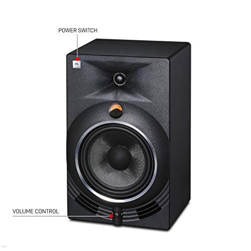 Image of JBL Professional Nano K8 8 Full-Range Powered Computer Reference Monitor RCA Speakers