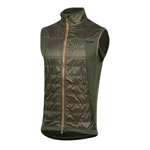 PEARL IZUMI Men's Boulevard Merino Cycling Vest, Forest, Medium