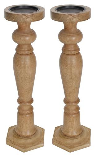 Sweet Summer Living Candle Holder Pillar Set of...