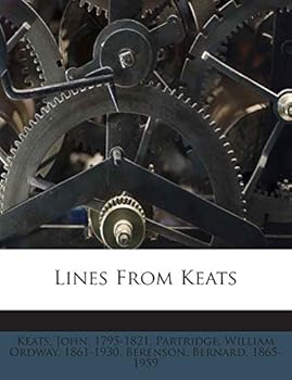 Paperback Lines from Keats Book