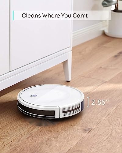 Image of eufy Robot Vacuum 11S MAX, Super-Thin,Powerful Suction, Quiet, Self-Charging Robotic Vacuum Cleaner, Cleans Hard Floors to Medium-Pile Carpets, White