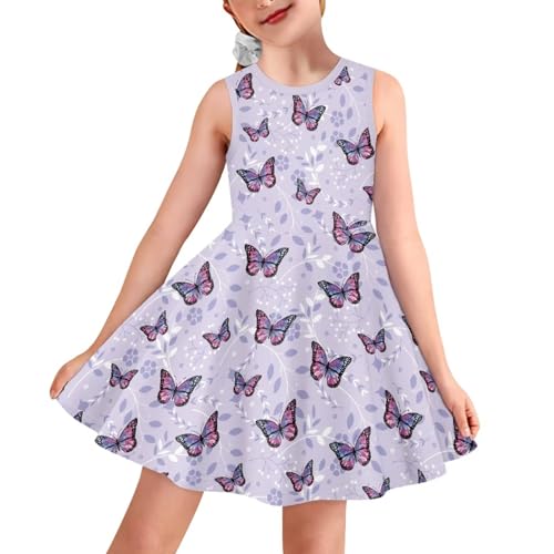 Sleeveless Dresses for Girls Kids 3-16 Years for Casual Summer Dress