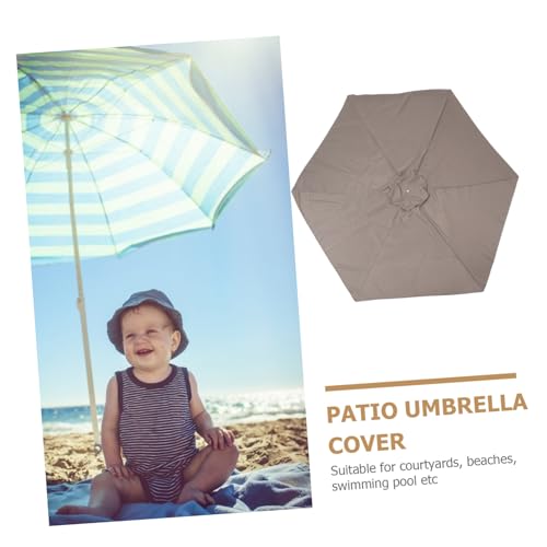 Toile pour parasol central imperméable et résistante aux rayons UV