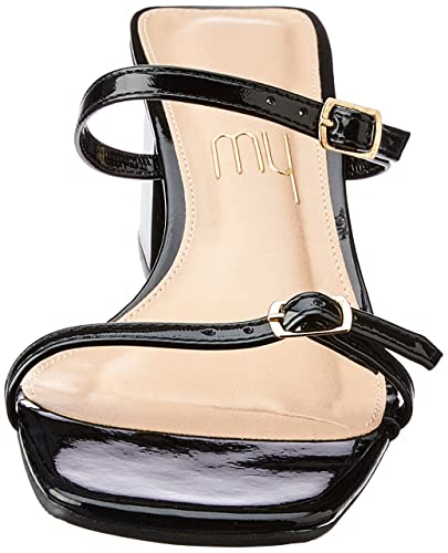 Sandália Preto My Shoes, Preto, 39