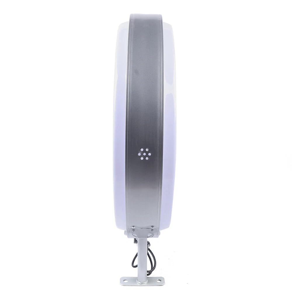 Skrzynka świetlna LED, 60 cm, dwustronna, okrągła, wodoszczelna, z akrylowym kloszem, reklama świetlna do restauracji, sklepów, firm