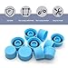 Dogary 10 PCS Car AC Valve Caps, High and Low Pressure Port Dust Cap with Self Sealing Gasket, Leak Proof H/L Logo Nut Valve Core Cover, Universal Repair Accessory Kit for Car AC System (Blue)