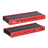 [Audio Extractor]: Cinch-Audio-Trennfunktion (externe Cinch-Schnittstelle, dann Verstärker oder Stereo usw.). Lösen Sie das Problem, dass der Monitor keine Lautsprecher oder eine schlechte Klangqualität hat.