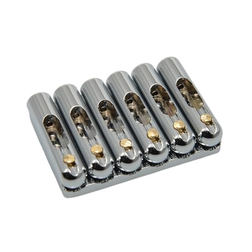 Pont de guitare en laiton avec cordier fixe pour optimiser la résonance de votre instrument