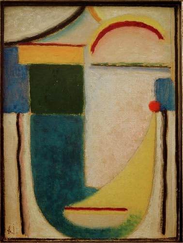 Affiche Impression d'Art Abstrait Alexej von Jawlensky Kopf Skizze Décoration Murale 60x90cm