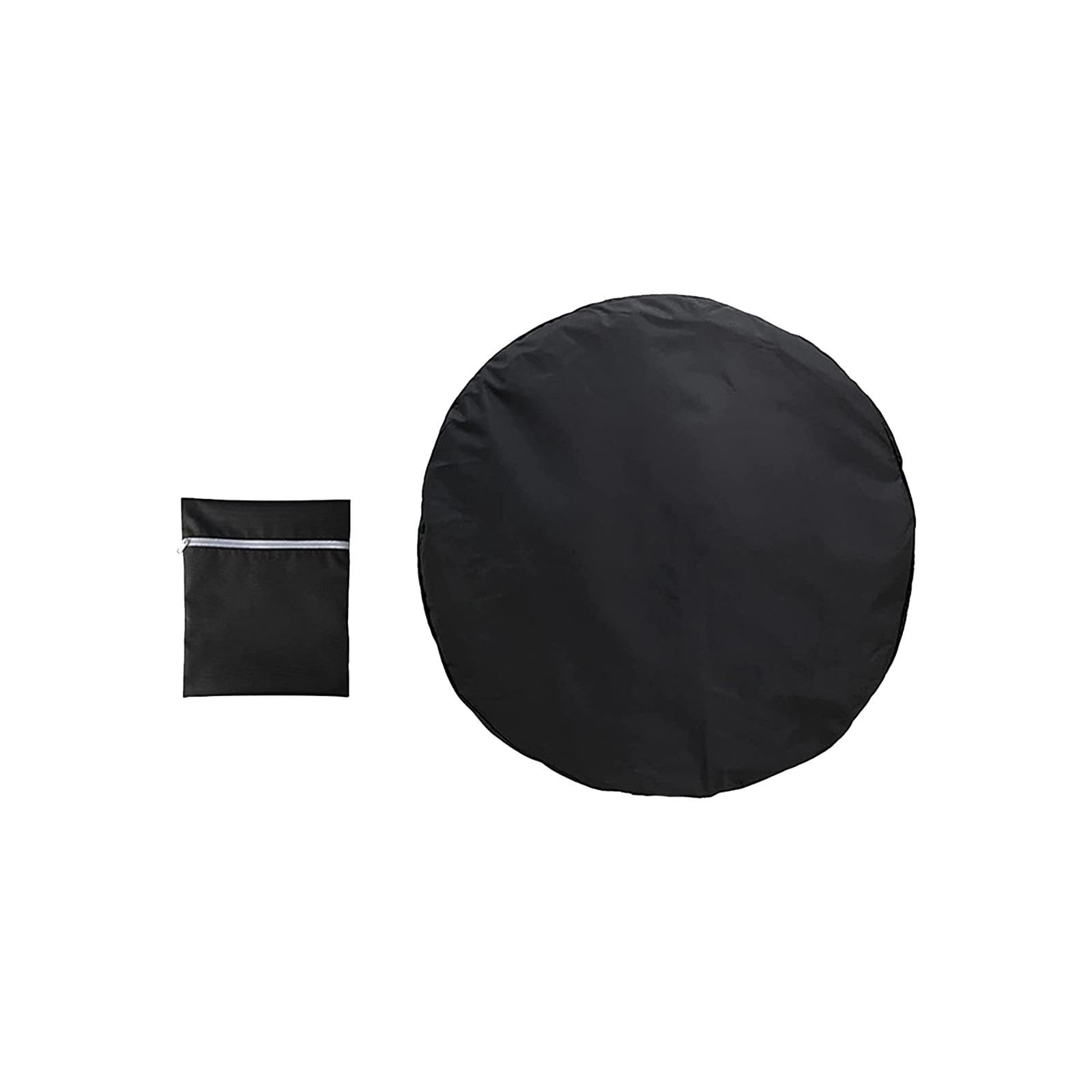 Funda para Ventilador Industrial Cubierta Redonda Impermeable Poliéster Protector con Cordón Ajustable Antipolvo Adecuada para Sala, 24-30 Pulgadas