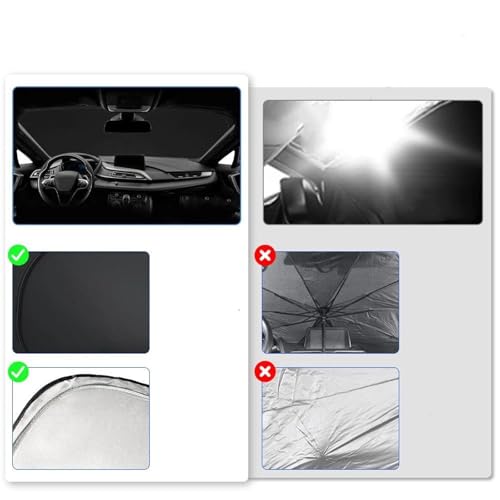 Pare-soleil pour Ford Mustang Mach-E 2021-2023 protection UV pliable