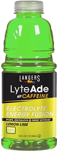 Langers LyteAde with Caffeine, Lemon Lime, 32fl oz