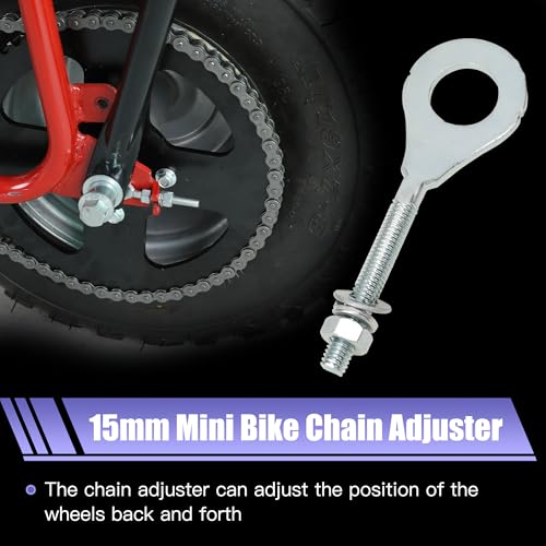 Image of 420 Chain Replacement for Coleman Mini Bike BT200X CT200U CT200U-EX Baja TrailMaster Warrior MB200 MB165 Axis M200 Predator 212cc 196cc 200cc 6.5hp Powersports Parts 60 Tooth Sprocket 420 Chain