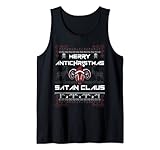 Photo Gallery felice antichristmas hail satana claus ugly maglione natale canotta Photo Gallery felice antichristmas hail satana claus ugly maglione natale canotta