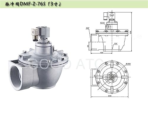 Vanne membrane DMF-Z-76S haute performance G2 1/2 - 5