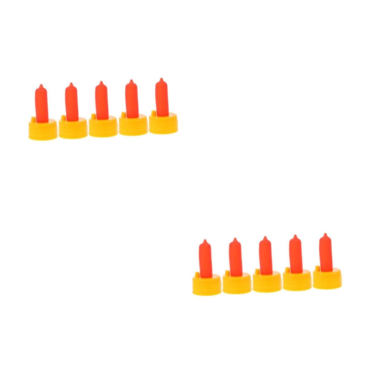 Sosoport 2sets Goat Pacifier Breastfeeding Nipples Balm Ladybug Goat Milking Supplies Lamb Feeder Mama Milk Collector Sizer for Flanges Lamb Feeding Bucket Lactation Red 5pcs*2