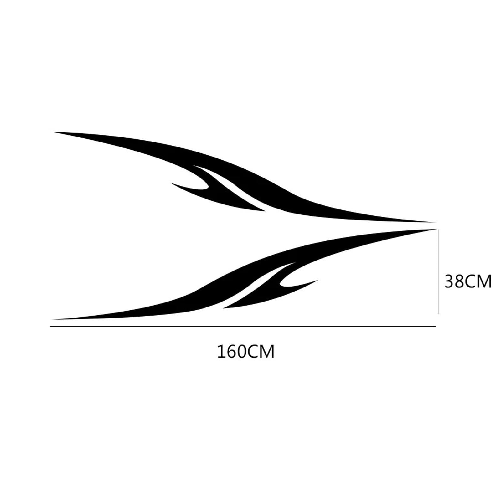 2szt Wyścigi samochodowe Naklejki sportowe Auto Vinyl Boczne spódnice Naklejka Śmieszne Stylowe Graficzne DIY Stylizacja Naklejka Akcesoria do tuningu samochodowego