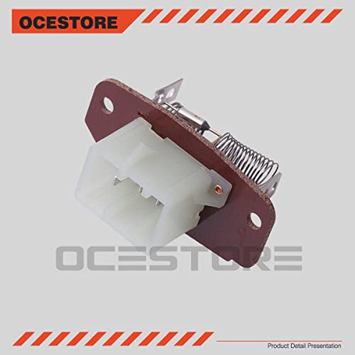 Image of OCESTORE 973-013 HVAC Blower Motor Resistor for 2003-2014 E150 E250 E350 E450 E550, 1999-2007 F250 F350 F450 F550 Super Duty 4C2Z19A706AA 973404