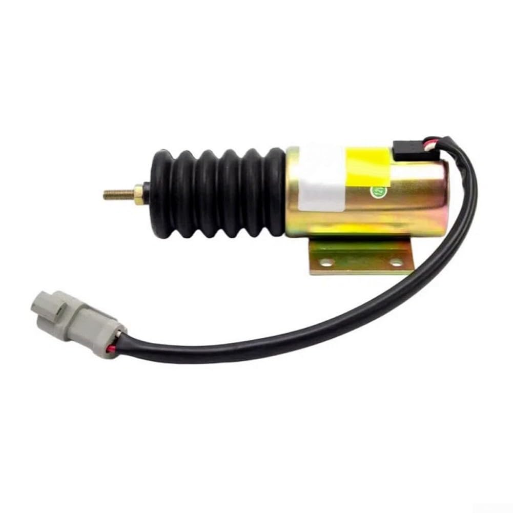 Válvula solenoide P613-A52V12 de parada de incendios de 12 V para grupos electrógenos de motor diesel, sistema de apagado de maquinaria de construcción, accesorio de repuesto resistente