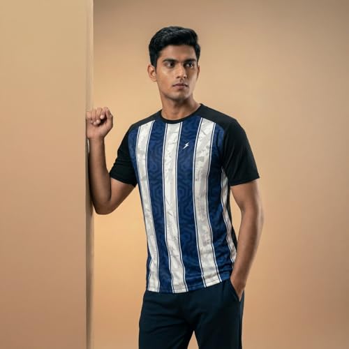 Image of YOURJERSEY Custom Sports Jersey for Men Personalised Cricket /Football /Badminton T-Shirt Customise Name, Dry-Fit Fabric Sizes 2Y-4XL Custom T-Shirt