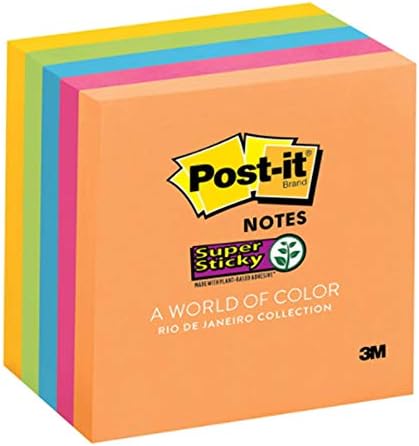 Post It Super Sticky Notes 3 In X 3 In 24 Pads 90 SheetsPad 2x The...