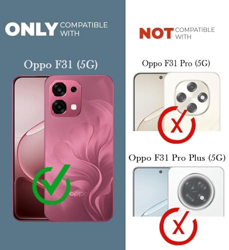 Image of Jkobi Shockproof Crystal-Clear Back Cover for Oppo F31 5G | Oppo F33 5G (Magsafe Wireless Support | Drop & Camera Protection | Hard Polycarbonate)
